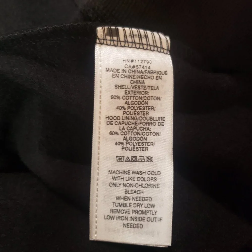 True Religion Men's Horseshoe Full-Zip Hoodie Black Size XL New‎ with Tags